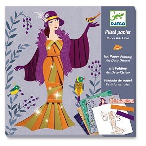 Набор для творчества Бумажный декор – Платья (Djeco, 09442k)